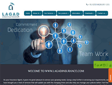 Tablet Screenshot of lagadinsurance.com